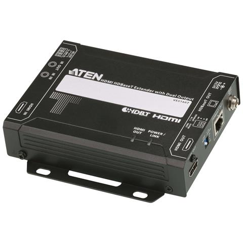 ATEN Trasmettitore HDMI HDBaseT con uscita locale (4K a 100 m) (HDBaseT Classe A), 4096 x 2160 Pixel, Trasmettitore AV, 150 m, Cablato, Compatibilità 3D, HDCP - Foto 3