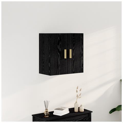 Armadio a muro in rovere nero - 60x30x60 cm - Foto 2