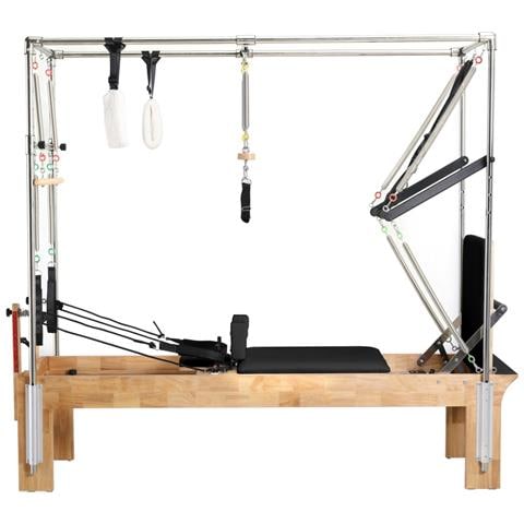 Macchina Pilates Cadillac In Legno Massiccio Nero, Stabile E Sicura - Foto 1