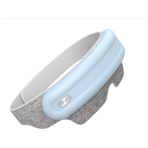 Massaggiatore Oculare Integrato Per Testa E Occhi Con Pressione Dell'aria, Vibrazione, Calore, Bluetooth E Musica Blue - Foto 2