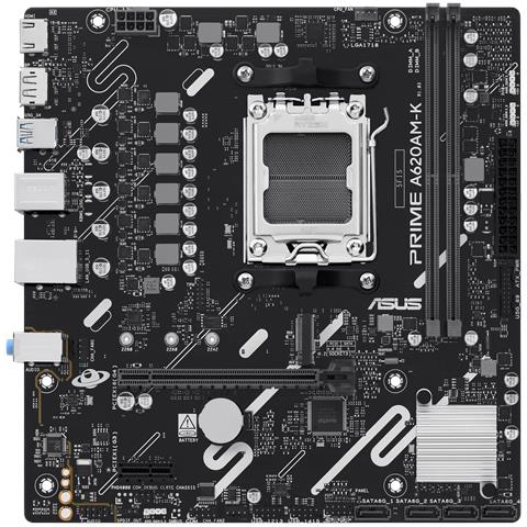 Scheda Madre Prime A620AM-K Socket AMD AM5 Chipset A620A Micro-ATX - Foto 5