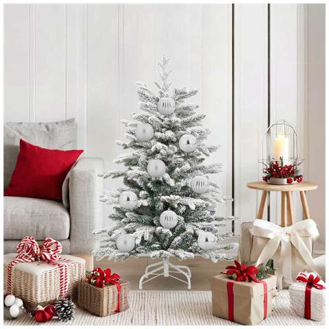 Set di Palle di Natale 15 pcs Argento Plastica - Foto 2