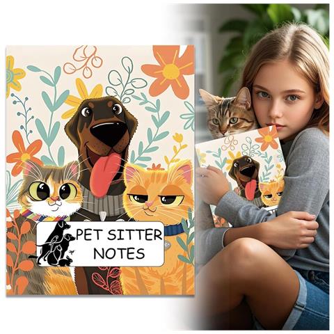 Quaderno Portatile Per Pet Sitter: Guida Alla Cura Degli Animali Per Cani, Cuccioli E Gatti - Foto 7