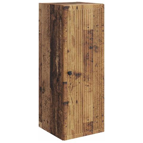 Mobiletto a muro Legno antico 33 x 34,5 x 90 cm - Foto 1