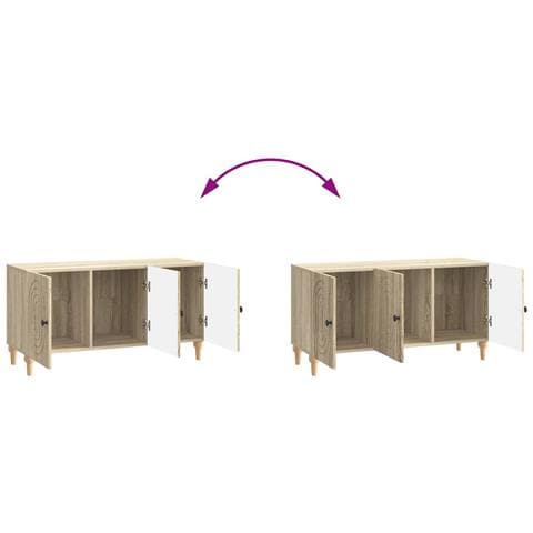 Mobile TV Rovere Sonoma 99 x 34,5 x 50 cm Legno ingegnerizzato - Foto 9