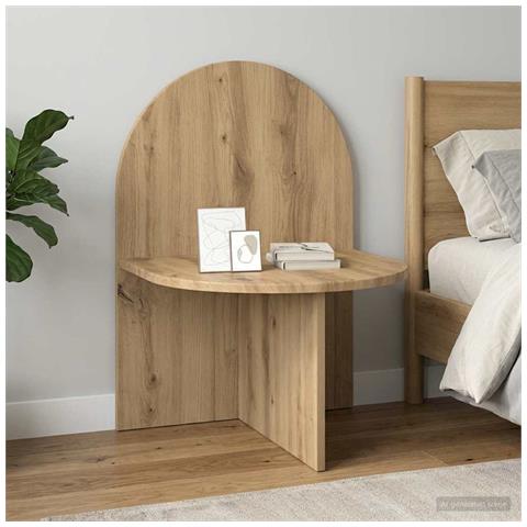 Comodino Rovere Artigianale 48 x 49 x 65 cm - Foto 2