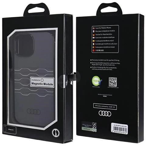 Audi Iml Magsafe Case Per Iphone 15 / 14 / 13 - Nero - Foto 7