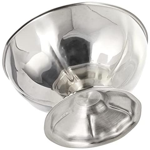 67002 - Coppetta bassa per gelato in acciaio inox 9x12cm - Foto 3