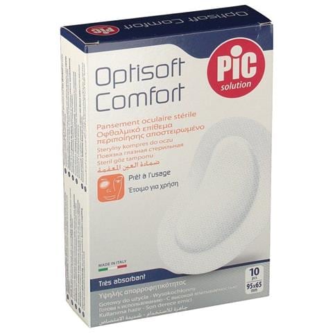 Tampone Oculare Pic in Tessuto Non Tessuto Sterile Adesivo 10 Pezzi - Foto 5