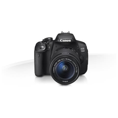 EOS 700D + 18 - 55mm Kit fotocamere SLR 18MP CMOS 5184 x 3456Pixel Nero - Foto 1