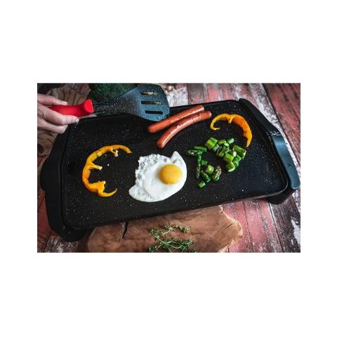 Piastra da Cucina GR557A con Rivestimento Ceramico Antiaderente Potenza 2500 W Colore Nero - Foto 6