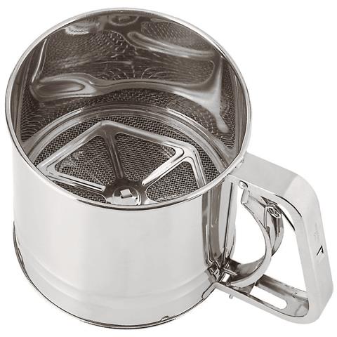 Setaccio Farina / zucchero Inox Diam. 12 Cm H 13 - Foto 2