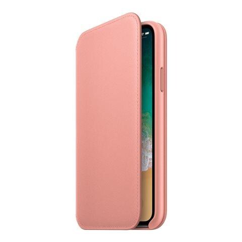Flip Cover in Pelle colore Rosa Tenue - Foto 6