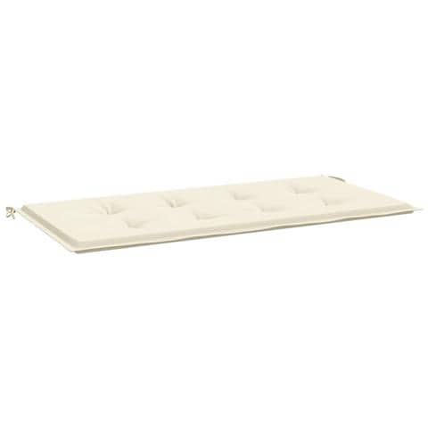 Cuscino per Panca da Giardino Crema 100x50x4 cm - Foto 1