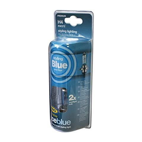 Ring Rw372 Lampadina Auto, H4 12v Ice Blue, 2 Pezzi - Foto 2