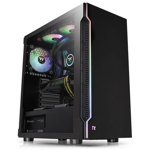 Case H200 TG Middle Tower ATX, micro ATX, Mini-ITX 2 Porta USB 3.2 Colore Nero - Foto 1