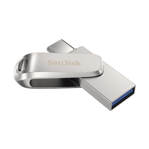 Chiavetta USB Ultra Dual Drive Luxe 1 TB Interfaccia USB 3.1 Colore Acciaio Inossidabile - Foto 2