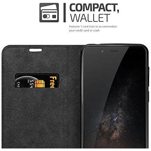 Custodia Compatibile Con Zte Nubia Z11 Max In Rosso Mela - Coperchio Protettiva Con Chiusura Magnetica, Funzione Stand E Tasca Per Le Carte - Foto 2
