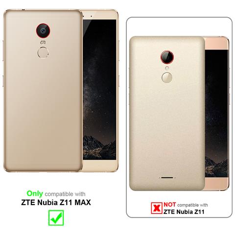 Custodia Compatibile Con Zte Nubia Z11 Max In Rosso Mela - Coperchio Protettiva Con Chiusura Magnetica, Funzione Stand E Tasca Per Le Carte - Foto 10