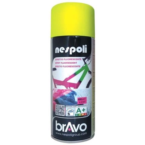 Smalto Spray Acrilico Rapida Essicazione Giallo Effetto Fluorescente 400 Ml Bravo - Foto 1