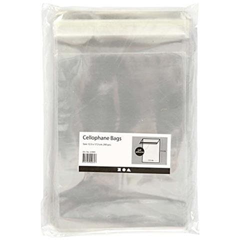 Sacchetti Di Cellophane, Larghezza 12,3 Cm, Altezza 17,3 Cm, 200 Pezzi - Foto 2