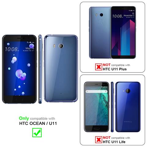 Cadorabo Catena Di Telefoni Cellulari Compatibile Con Htc Ocean / U11 In Grigio Argento - Coperchio Protettivo In Silicone Con Anelli D'oro, Cinturino In Corda E Custodia Staccabile - Foto 11