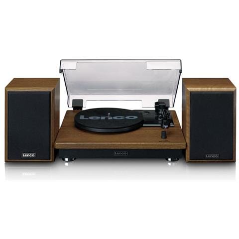 Giradischi Automatico LS-100WD con Trasmissione a Cinghia e 2 Altoparlanti Esterni in Legno - Foto 8