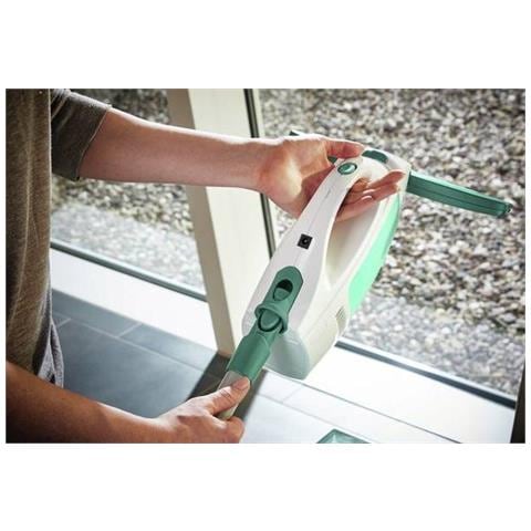 Set 51016 Aspirapolvere per Finestre con Manico, Scopa e Bocchetta Colore Bianco / Turchese - Foto 13
