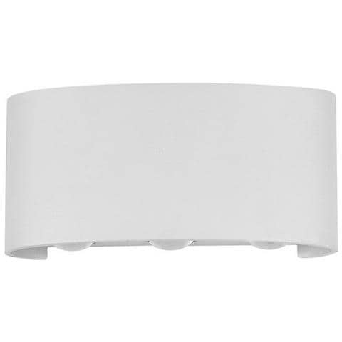Applique Da Esterno Moderna A Led Bianco, Bianco Caldo 3000k 420lm, Ip44 - Foto 1