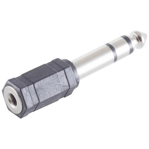 Basic-s Audioadapter 6,3 Mm Klinkenstecker Stereo - 3,5 Mm Klinkenkupplung Stereo, Im Polybeutel Mit (bs5707 - Foto 2