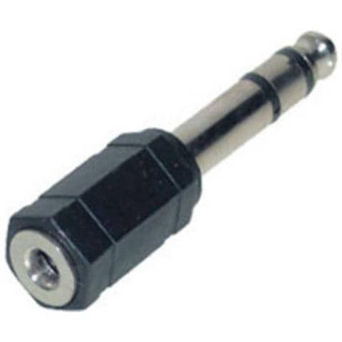 Basic-s Audioadapter 6,3 Mm Klinkenstecker Stereo - 3,5 Mm Klinkenkupplung Stereo, Im Polybeutel Mit (bs5707 - Foto 1