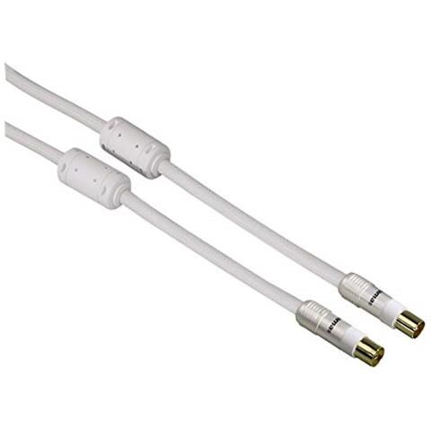 00056564 1.5m Coax Plug Coax Socket Bianco cavo coassiale - Foto 1