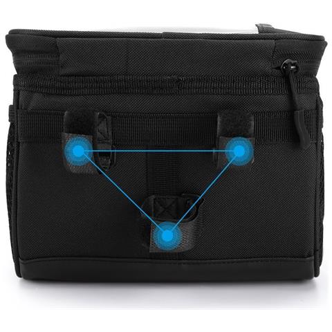 Borsa Da Manubrio Per Bici Wozinsky Con Finestra Per Telefono Touch 2l Nero (wbb12bk)  - Foto 8