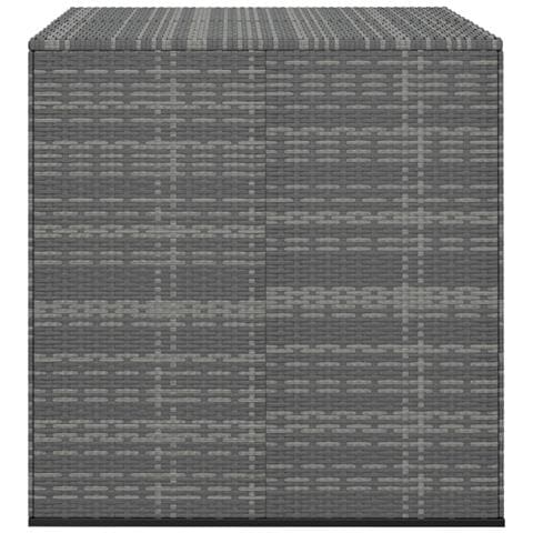 Contenitore Da Giardino In Rattan Pe 100x97,5x104 Cm Grigio - Foto 2