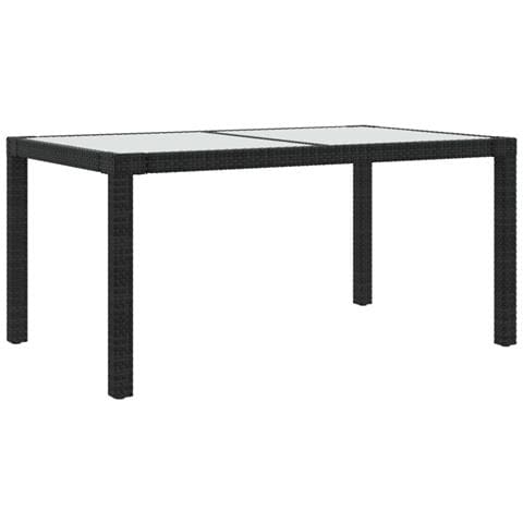 Set Mobili Da Giardino 5 Pz Con Cuscini In Polyrattan Nero - Foto 10