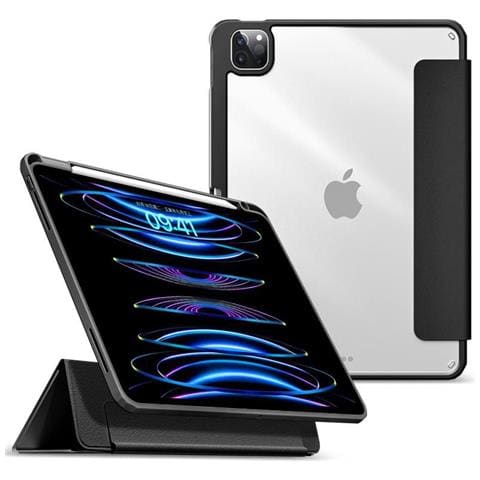 Boston 25,9 Cm (10.2"") Custodia A Libro Nero, Trasparente - Foto 1