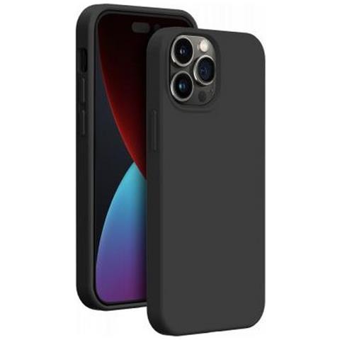 Cover Morbida In Silicone Per Iphone 14 Pro Max, Nero - Foto 1