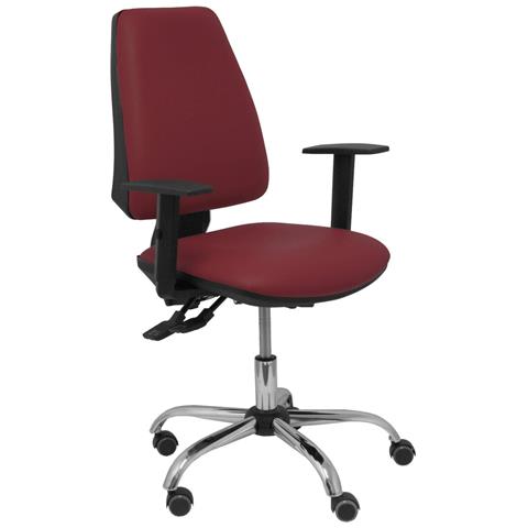 Sedia Da Ufficio B10crrp Rosso Granato - Foto 1