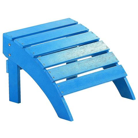 Poggiapiedi Da Giardino Blu Per Sedia Adirondack - Foto 7
