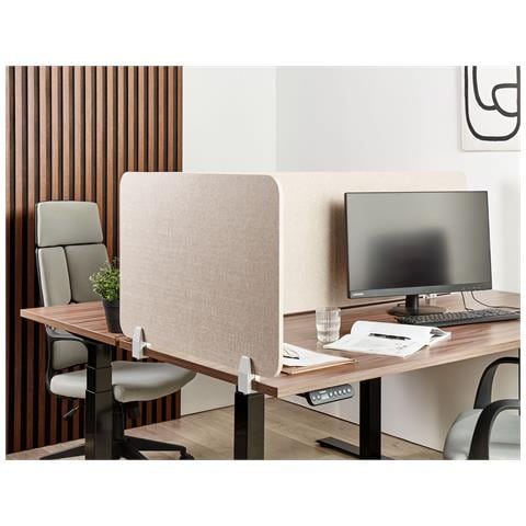 Pannello Divisorio Per Scrivania Beige 80 X 50 Cm Split - Foto 1
