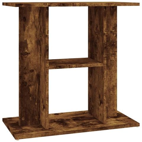 Supporto Acquario 60x30x60 cm in Legno Multistrato Rovere Fumo - Foto 1