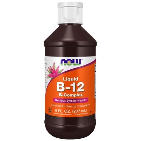 Vitamina B12, Now Foods, 8 Once, 237 Ml - Foto 1