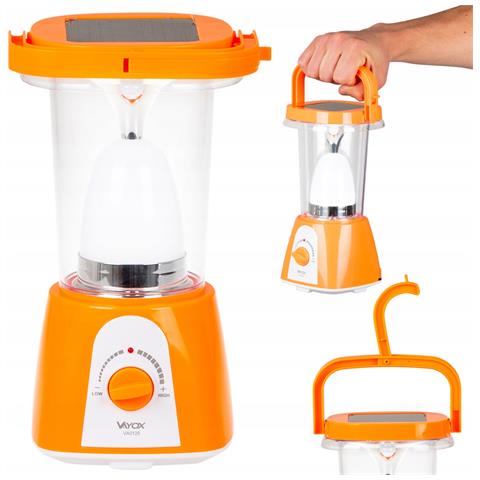 Torcia Da Campeggio Ricaricabile Da 710lm Con Energia Solare Va0125 Vayox - Foto 1