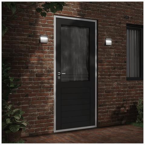 Applique Per Esterni Con Led Nera In Alluminio Pressofuso - Foto 3
