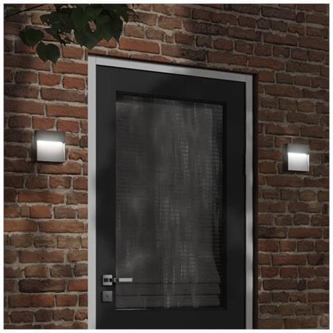 Applique Per Esterni Con Led Nera In Alluminio Pressofuso - Foto 1