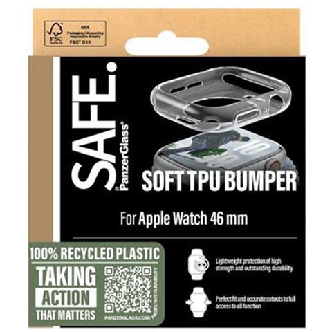 Custodia Per Apple Watch Serie 10 46 Mm In Morbido Tpu, Trasparente - Foto 4
