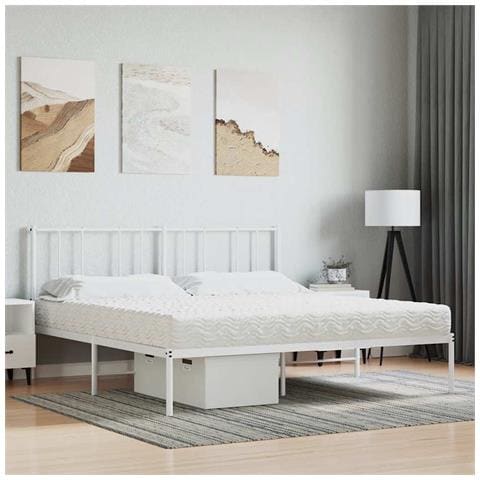 Materasso In Schiuma Bianco 160x210 Cm Durezza H2 H3 - Foto 2