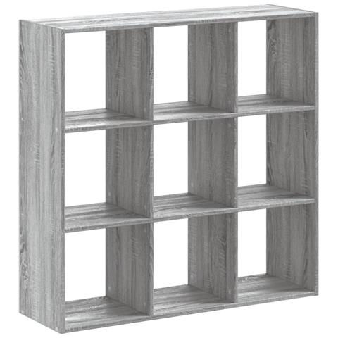 Libreria Grigio Sonoma 102x32x102 Cm In Legno Multistrato - Foto 2