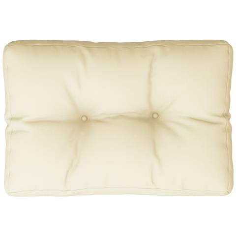 Cuscino Per Pallet Crema 50x40x12 Cm In Tessuto - Foto 2
