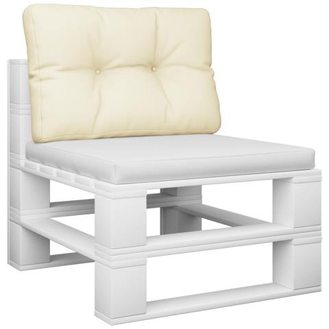 Cuscino Per Pallet Crema 50x40x12 Cm In Tessuto - Foto 3